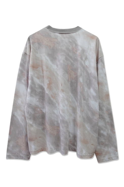 ÉF × Cycle TIE-DYE LONG SLEEVE TEE -BEIGE MIX-
